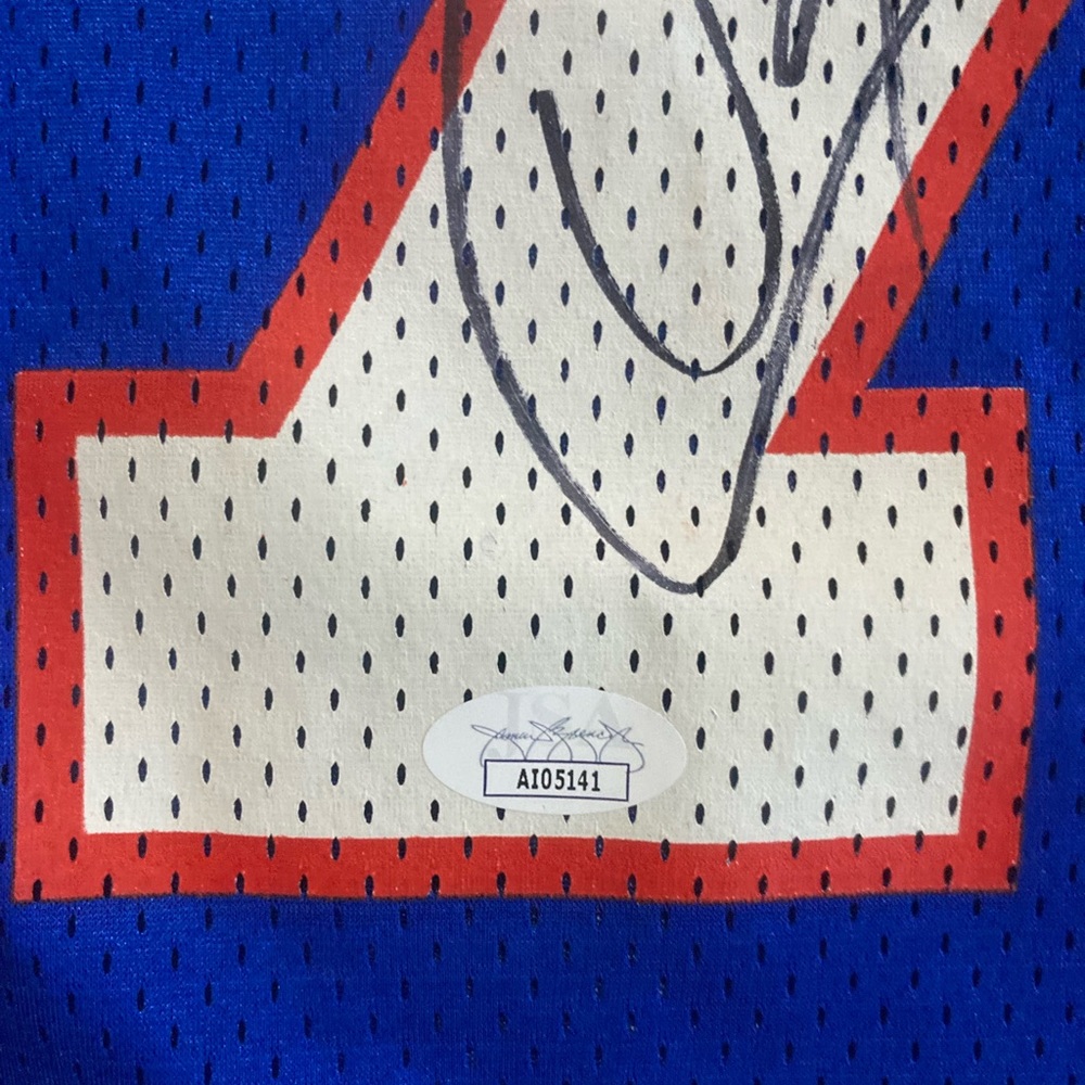 SOLD! Doug Flutie #7 Buffalo Bills Autographed Blue Logo Athletic Jersey JSA - Picture 3 of 7